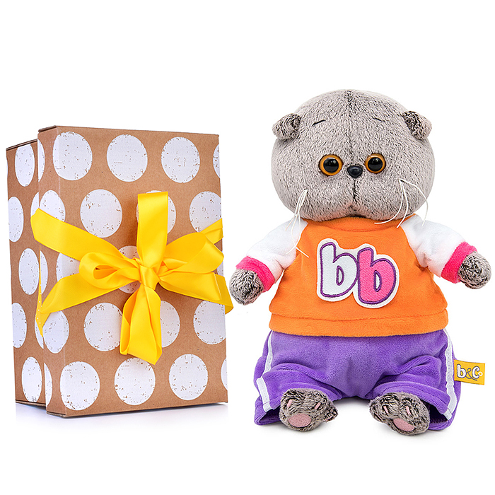 Кот Басик BABY в костюмчике в стиле спорт-шик