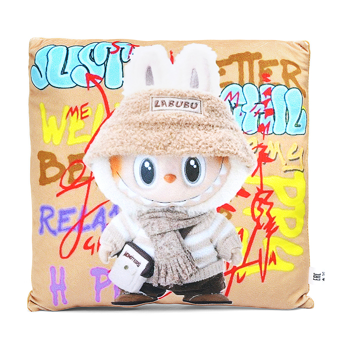 Игрушка-подушка Лабу в шляпе 