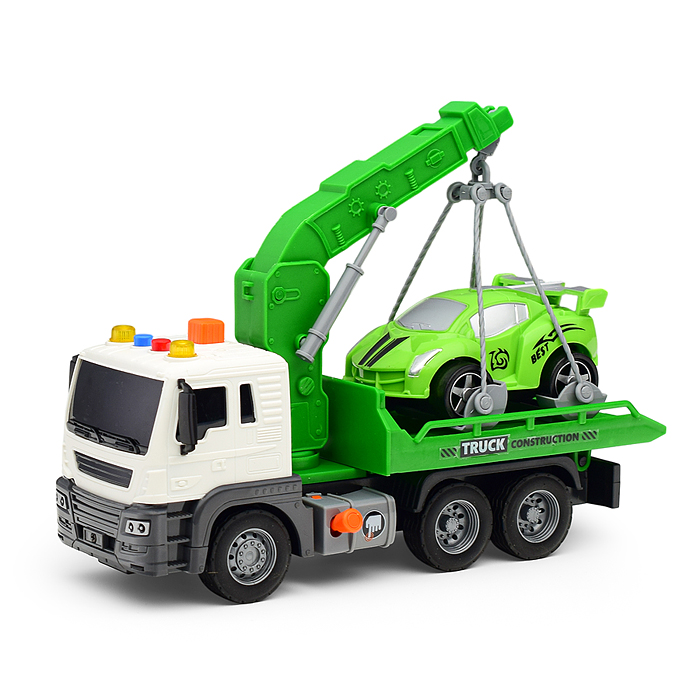 Машина JS106 "Эвакуатор спортивных машин" 1:16 (свет, звук) в коробке