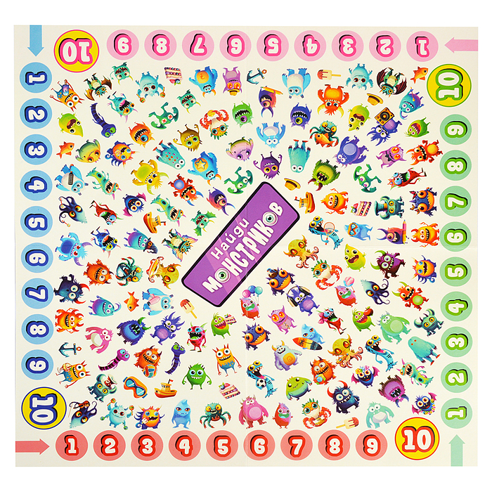 Фото к товару Игра детская настольная "Найди монстриков. New!" Игра детская настольная "Найди монстриков. New!"