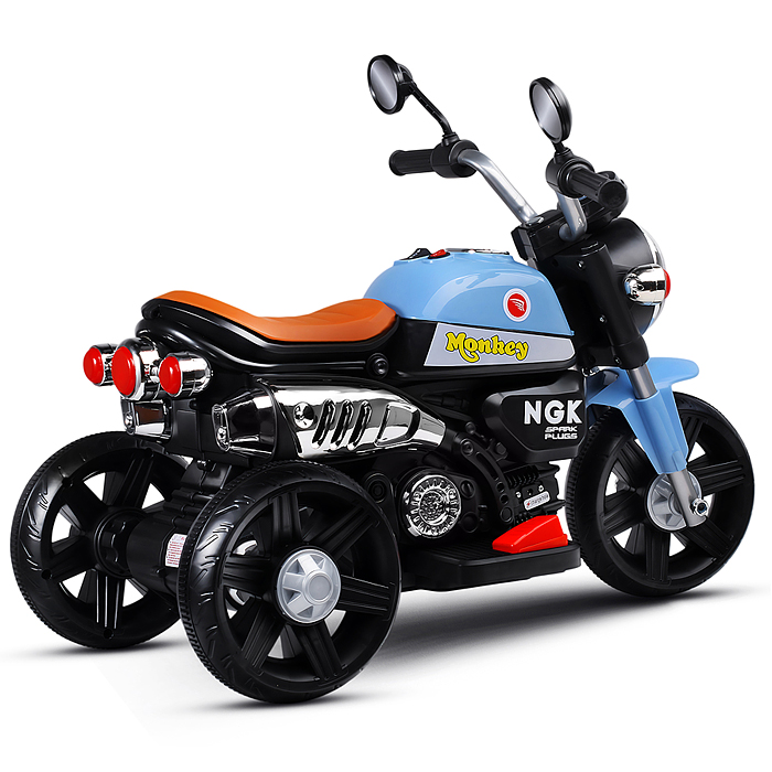 Фото к товару Электромобиль детский FEY-903 "Байк" (цвет синий) Электромобиль детский FEY-903 "Байк" (цвет синий)