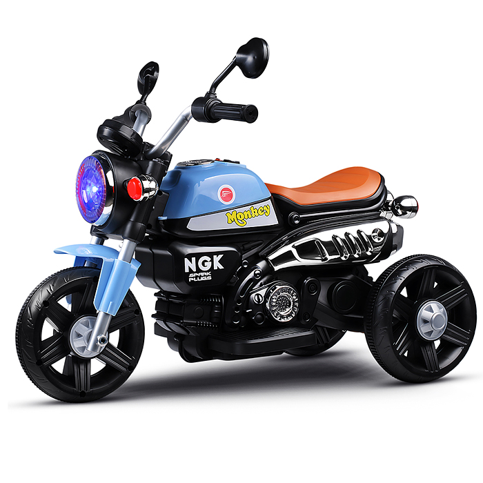 Фото к товару Электромобиль детский FEY-903 "Байк" (цвет синий) Электромобиль детский FEY-903 "Байк" (цвет синий)