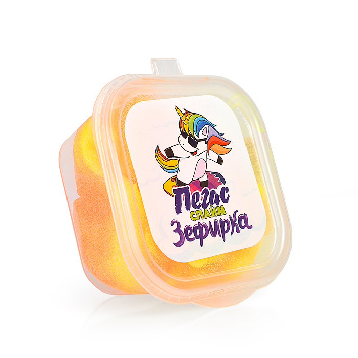 Фото к товару Слайм Зефирка, 50 гр., два цвета: оранжевый и желтый Слайм Зефирка, 50 гр., два цвета: оранжевый и желтый