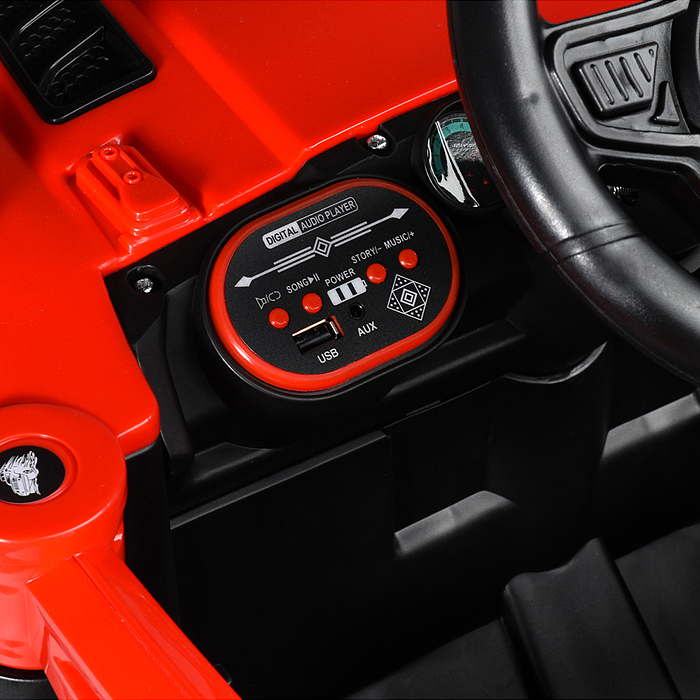 Электромобиль детский 518 "Джип" (цвет красный)