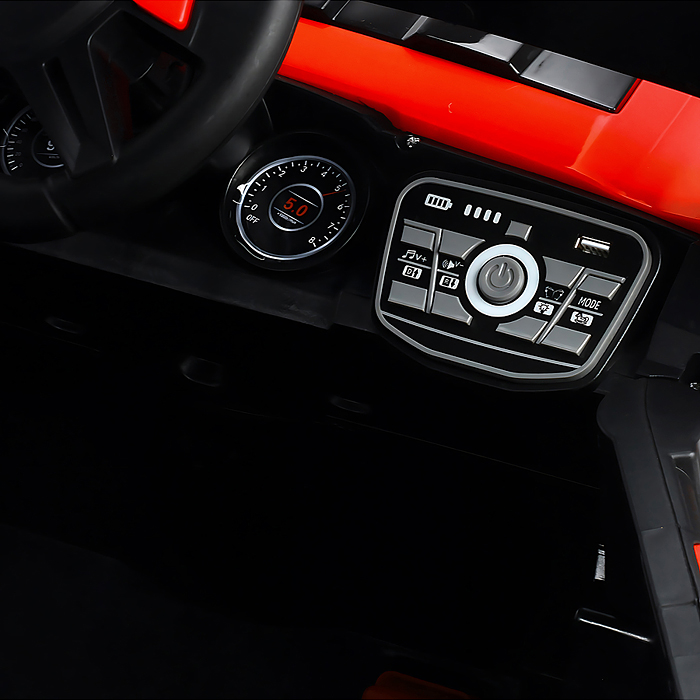 Электромобиль детский MH-828 "Покоритель гор" (цвет красный)