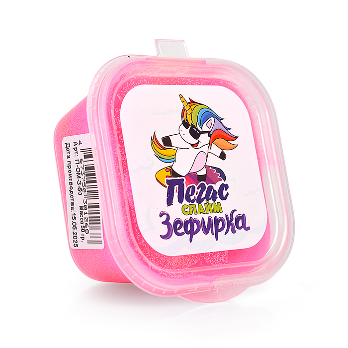 Фото к товару Слайм Зефирка, 50 гр., два цвета: оранжевый и маджента Слайм Зефирка, 50 гр., два цвета: оранжевый и маджента