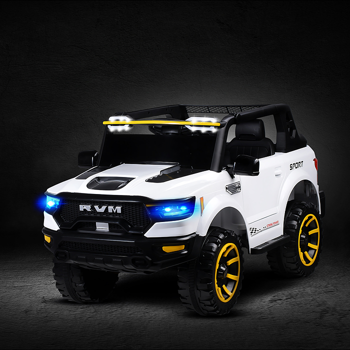 Электромобиль детский FB-916 "Крутой внедорожник" (цвет белый)