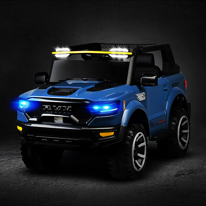 Электромобиль детский FB-916 "Крутой внедорожник" (цвет синий)