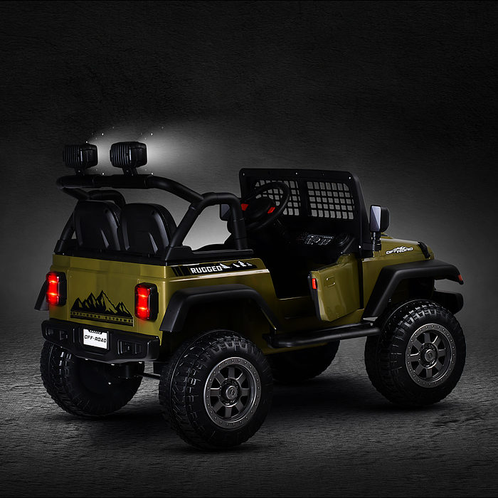 Фото к товару Электромобиль детский NEL-618 "Городской внедорожник" (цвет зеленый) Электромобиль детский NEL-618 "Городской внедорожник" (цвет зеленый)