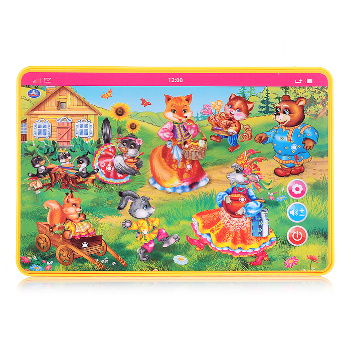 Мини планшет 30 сказок, загадок и потешек на блист. 