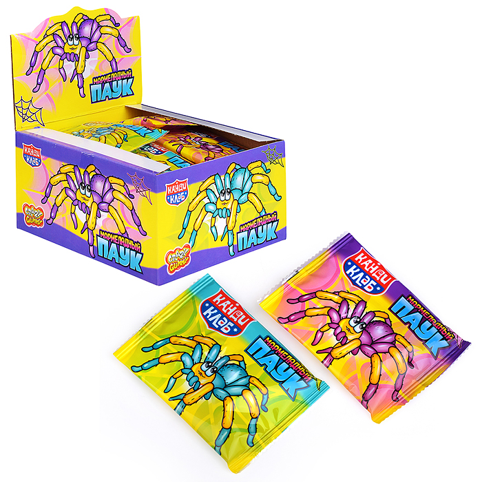 Мармелад «CRAZY GUMMY. Мармеладный паук» 15г * 36шт 