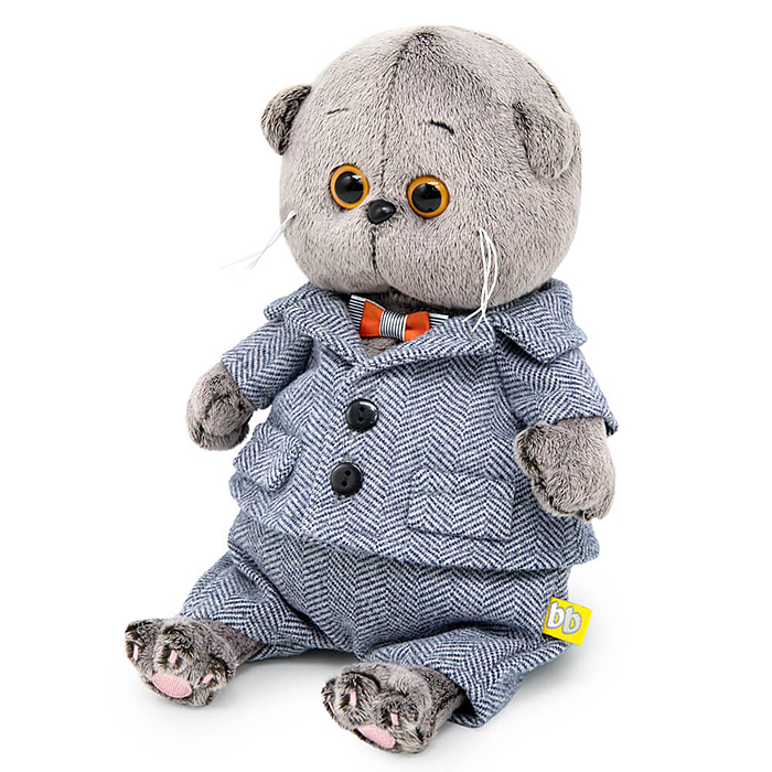 Фото к товару Кот Басик BABY в твидовом костюмчике Кот Басик BABY в твидовом костюмчике