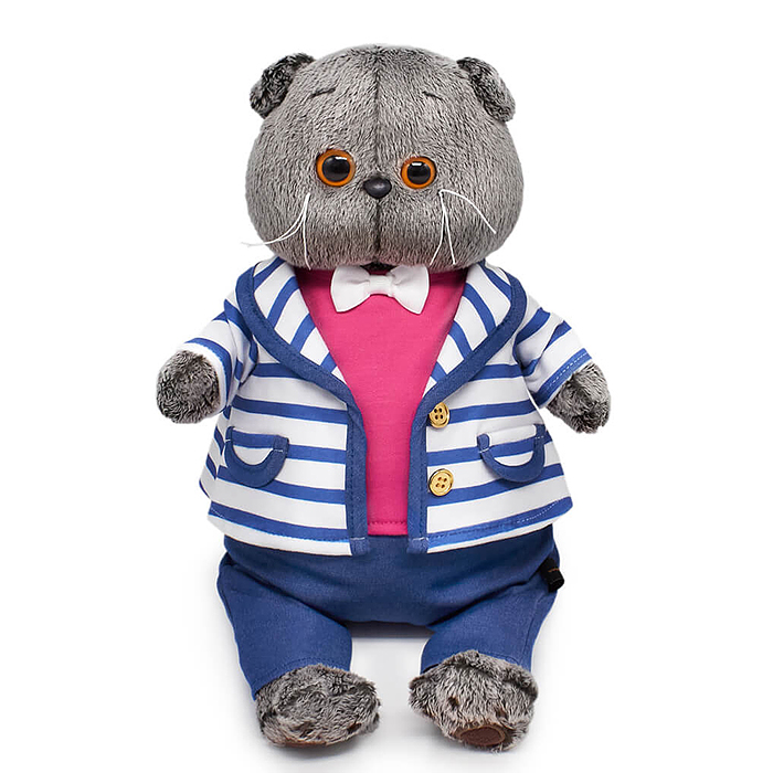 Фото к товару Кот Басик в полосатом жакете Кот Басик в полосатом жакете