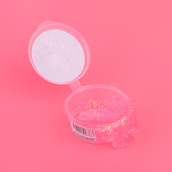 Слайм Пегас, 50 гр. неоновый коралловый  