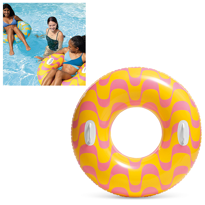 Круг для плавания d=91 см, от 9 лет, цвета МИКС, 59256NP INTEX