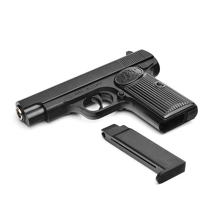 Фото к товару Пистолет пневматический металл, кор.20*4*13,8см Пистолет пневматический металл, кор.20*4*13,8см