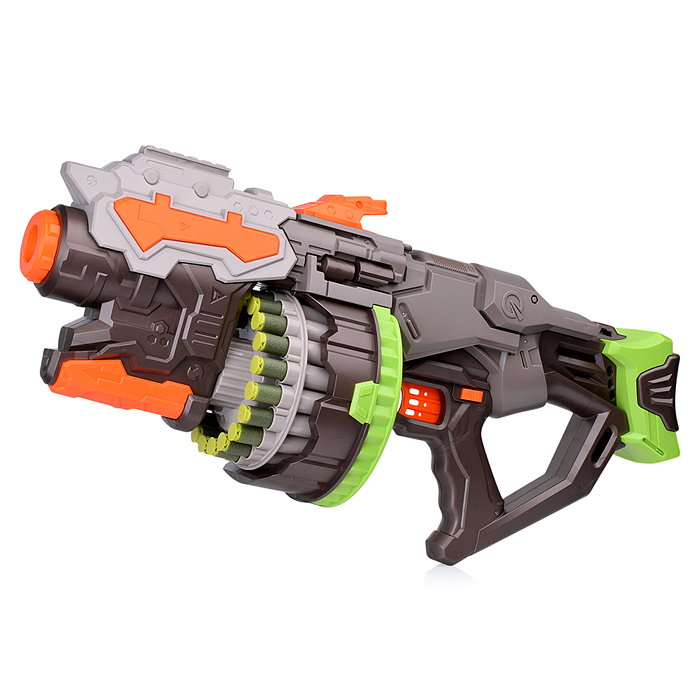 Бластер FJ8034 "Speed detonation" с мягкими пулями, в коробке