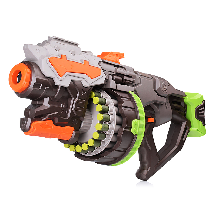 Бластер FJ8034 "Speed detonation" с мягкими пулями, в коробке