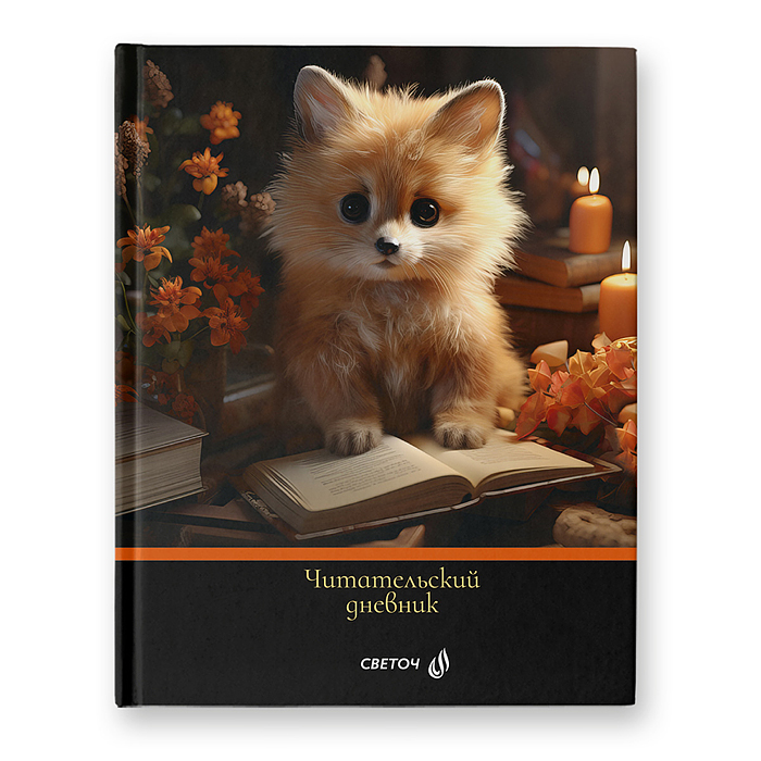 Дневник читательский 40л., "Книголюб" A5+ 
