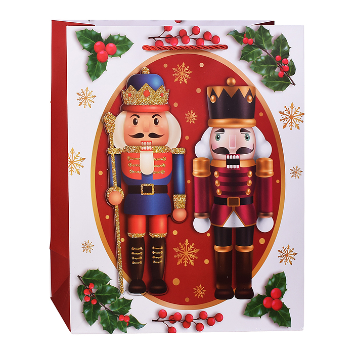 Пакет подарочный 00-6875 "Щелкунчик" 26*32*12 см.