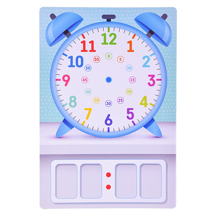 Магнитная игра "Учим время"