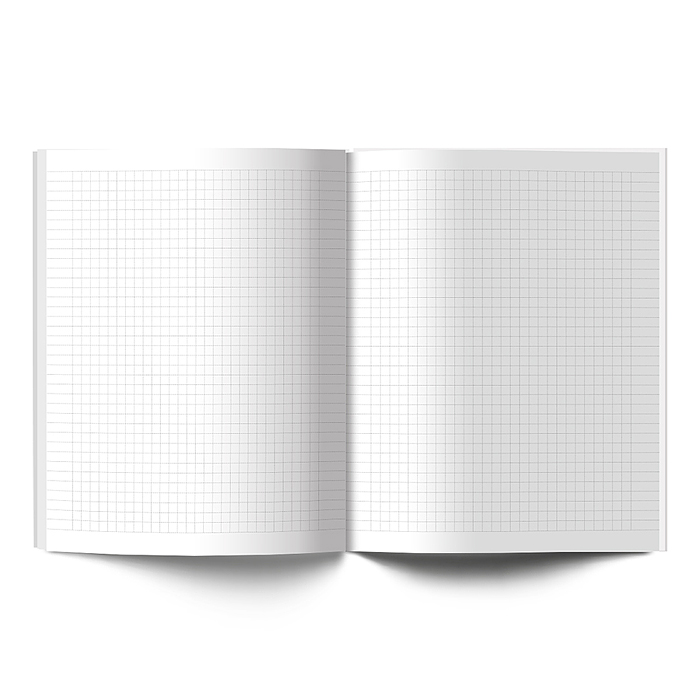 Бизнес-блокнот 80л. А5 "Верь в себя!" глянцевая ламинация, клетка  