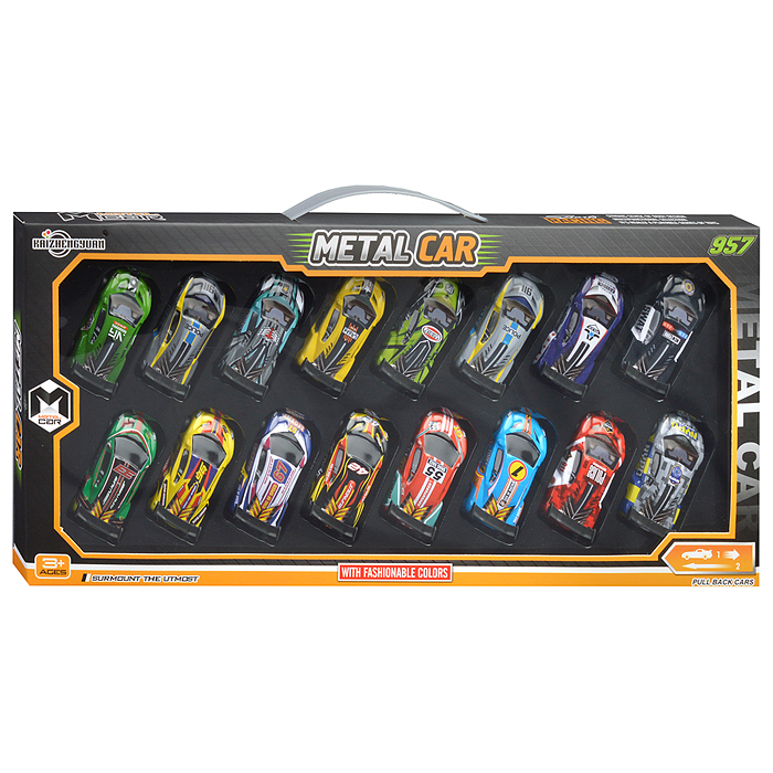 Набор машин KZ957-071 "Racing car" металл,  в коробке