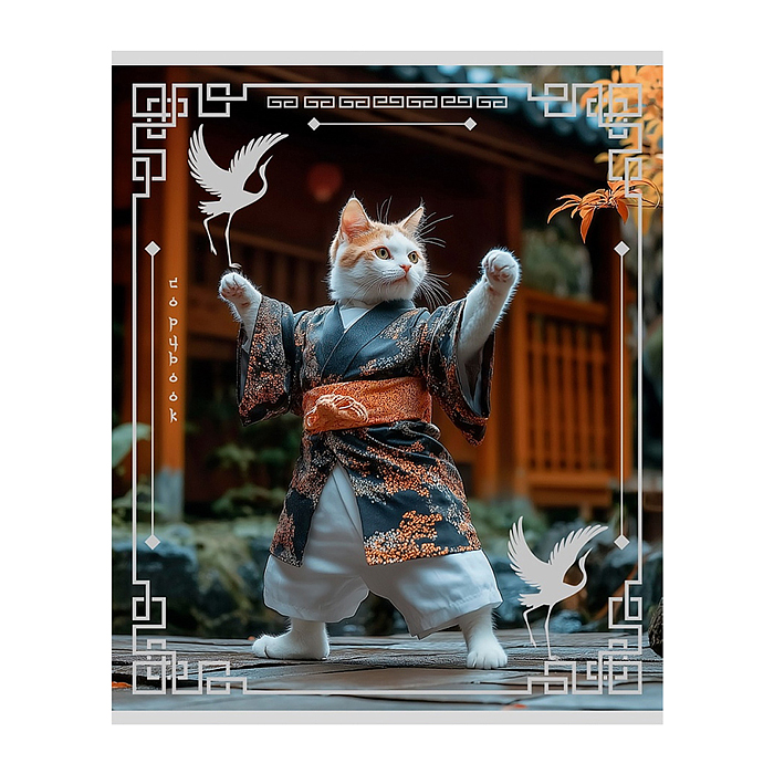 Фото к товару Тетрадь 48л. клетка "Азиатские котики" 5 диз в сп,серебро, 5+0, лён Тетрадь 48л. клетка "Азиатские котики" 5 диз в сп,серебро, 5+0, лён