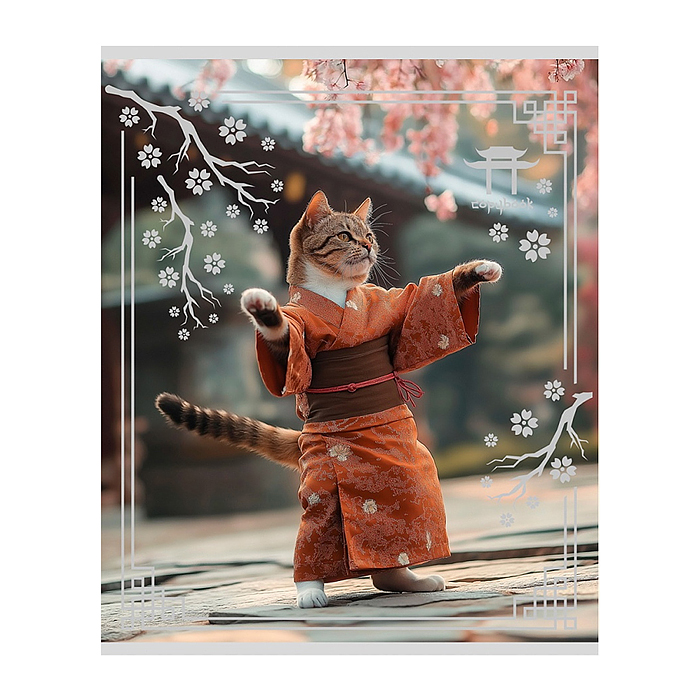 Фото к товару Тетрадь 48л. клетка "Азиатские котики" 5 диз в сп,серебро, 5+0, лён Тетрадь 48л. клетка "Азиатские котики" 5 диз в сп,серебро, 5+0, лён