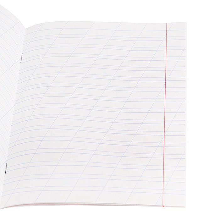 Тетрадь 12л. косая линия "Великолепно! Пятерка!" (зеленая) офсет