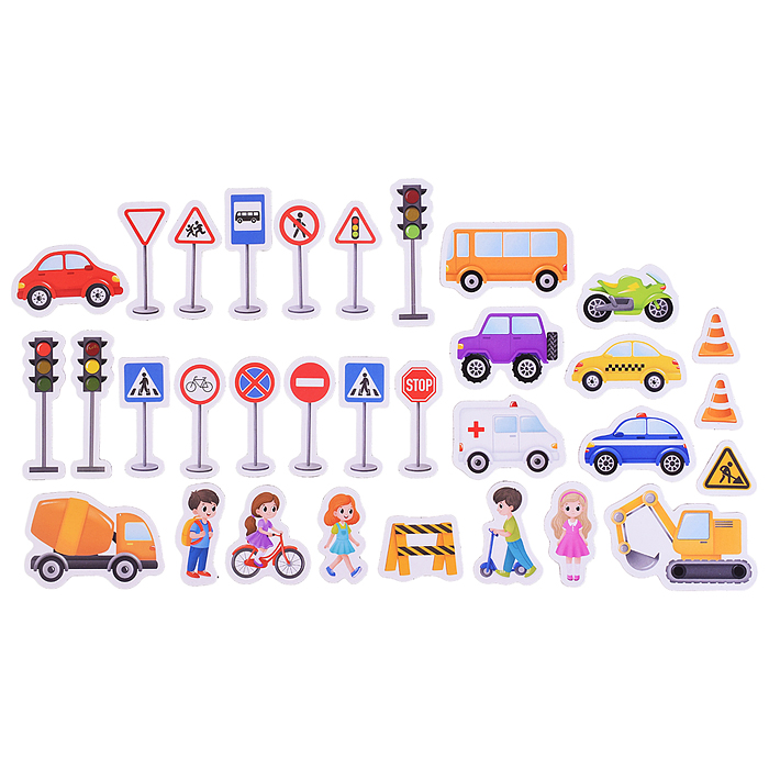 Магнитная игра "Правила дорожного движения"