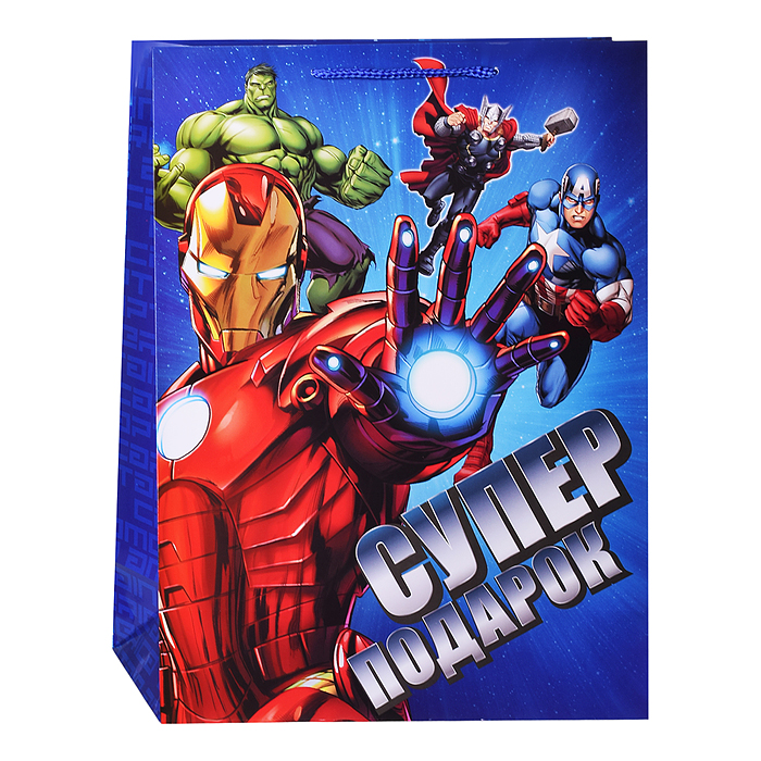 Пакет подарочный глянцевый xl,  33*46*15см.