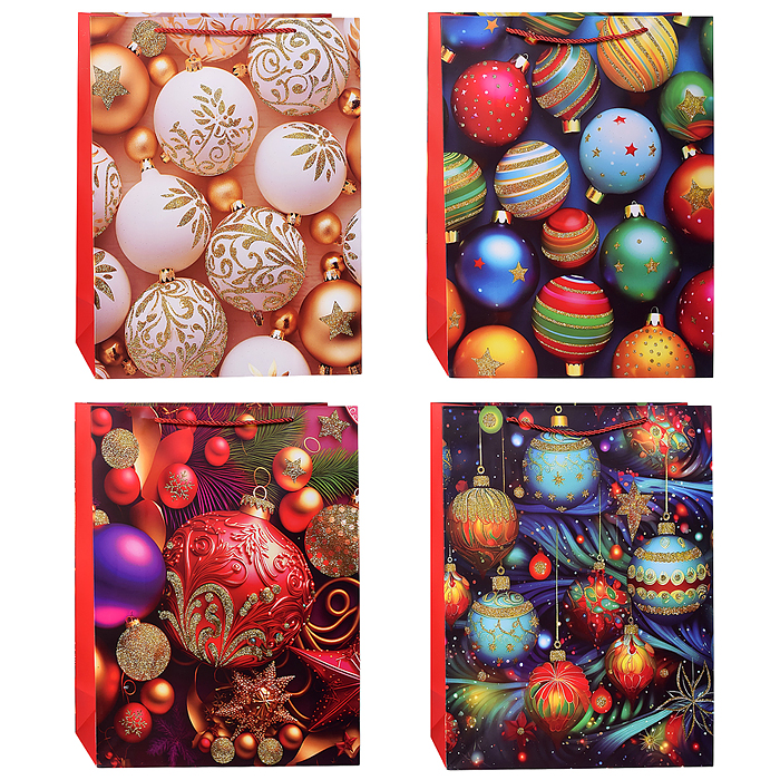 Пакет подарочный 00-6904 "Яркие игрушки" 31*12*40 см.