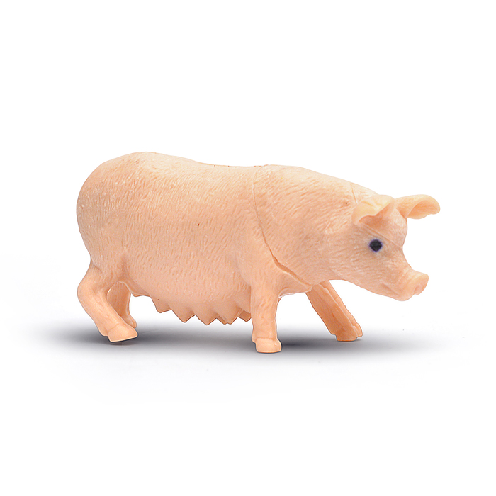 Игрушка пластизоль "Домашние животные" 6 шт, в пакете