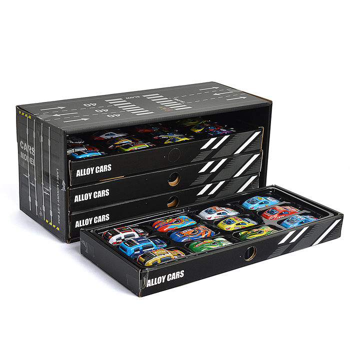 Набор машин KZ957-085 "Яркая коллекция" металл, в коробке