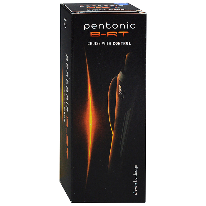 Ручка шариковая автом. Pentonic B-RT синий 1 цв. 0,7 мм кругл. корп. грип игольчатый наконечник