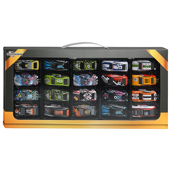 Набор машин KZ957-030 "Быстрее пули" металл, в коробке