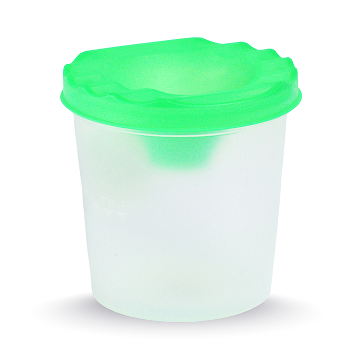 Фото к товару Стакан-непроливайка одинарный 230 мл., полупрозрачный, ассорти, пластик Стакан-непроливайка одинарный 230 мл., полупрозрачный, ассорти, пластик