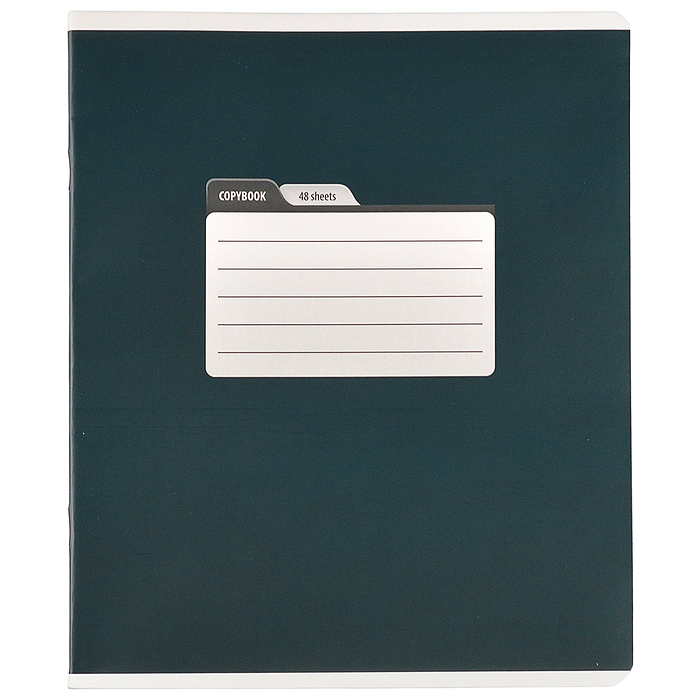 Тетрадь 48л. линия А5 скрепка S "Тёмный микс" Премиум 4+0+Ламинация матовая 