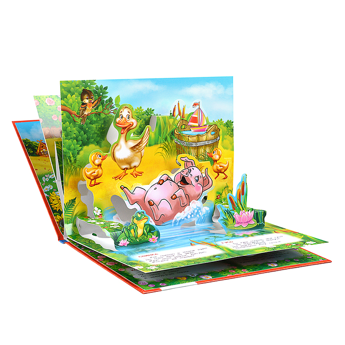 Домашние животные. М. Дружинина. Книжка-панорамка. 250х190 мм.