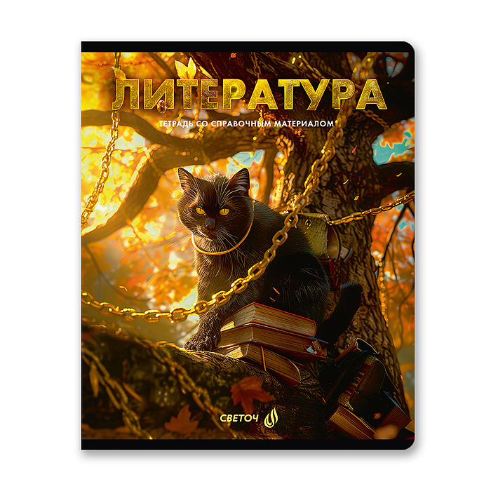 Комплект тетрадей 48л. клетка/линия со справоч. материал. "Остров легенд" 12 предметов