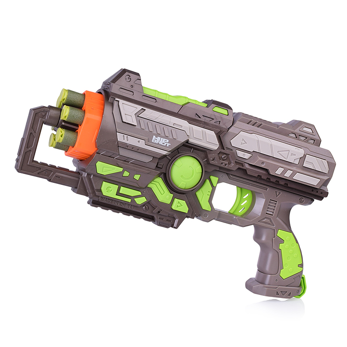 Бластер FJ9009 "Hammerhead" с мягкими пулями, в коробке