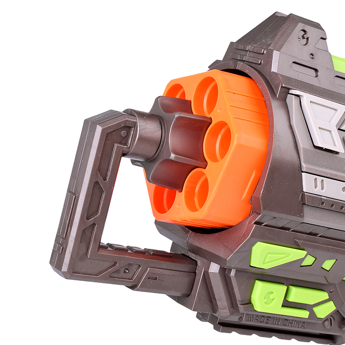 Бластер FJ9009 "Hammerhead" с мягкими пулями, в коробке