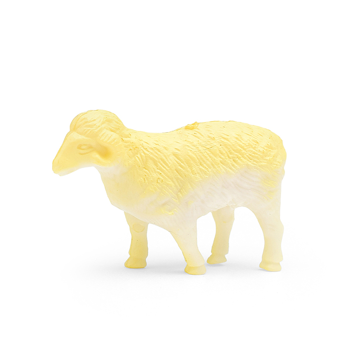 Машина металл Синий трактор с телегой 7,5 см, синий, 