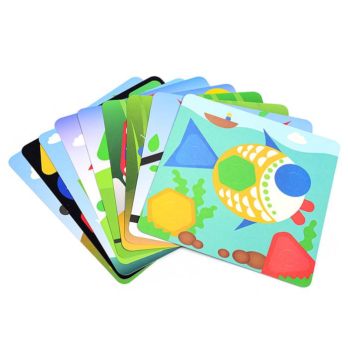 Конструктор "Болты и Гайки" тип 1 (16 болтов и 16 гаек, 9 карточки с заданиями)