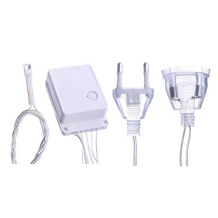 Электрогирлянда 9м, 100 ламп, цветная