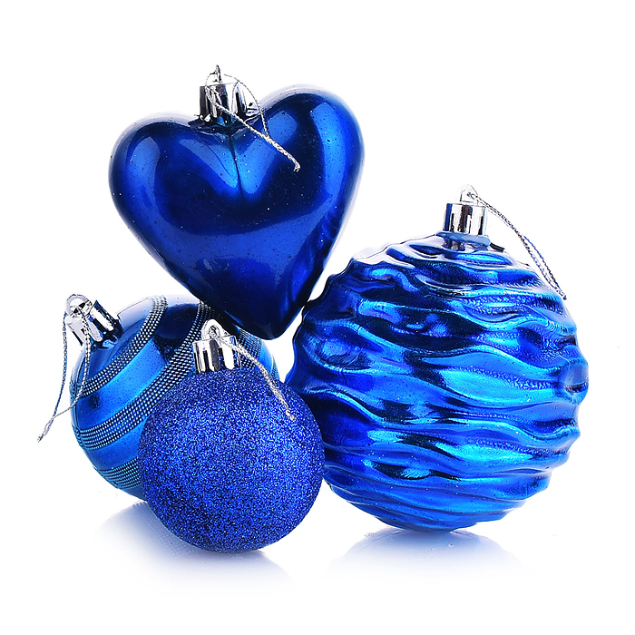 Набор новогодних украшений S1300-2 (12шт.) в коробке