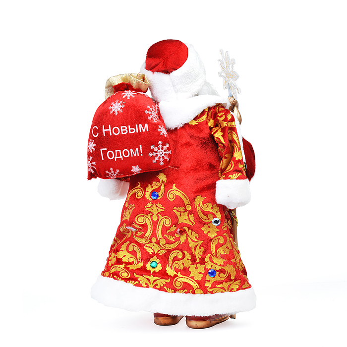 Сувенир "Дед Мороз" в красной богатой шубе, 45 см, 