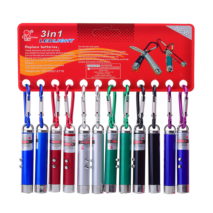 Игрушечный фонарик 00-2968 "Лазер №3" 