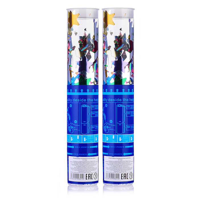 Хлопушка пневматическая S1720 "Цветочный вальс" 30см